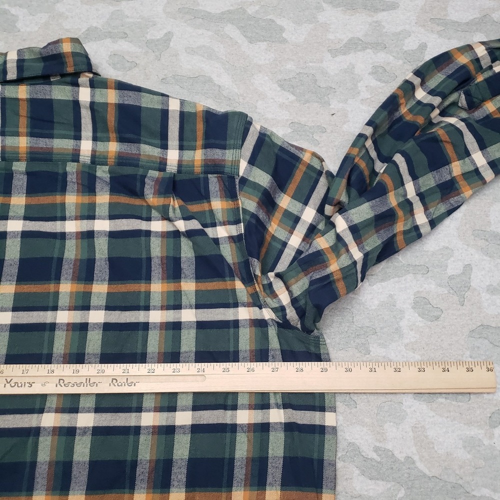Carhartt Shirt Mens 3XL Green Flanel Relaxed Fit Long Sleeve Button-Up NWT Plaid - Picture 8 of 10